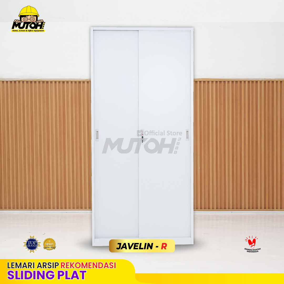Lemari arsip besi Rekomendasi | 2 pintu sliding plat putih MUTOH JAVELIN