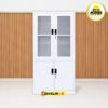 MUTOH JAVELIN R | Lemari besi arsip 2 pintu kombinasi swing putih