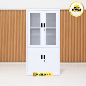 MUTOH JAVELIN R | Lemari besi arsip 2 pintu kombinasi swing putih