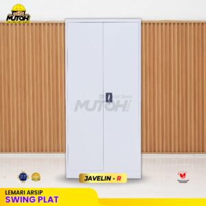 Lemari besi arsip 2 pintu swing plat putih MUTOH JAVELIN