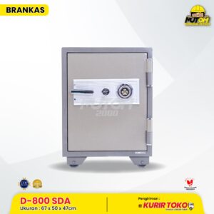 Brankas Manual INDACHI D-800 SDA Brangkas D800SDA Tahan Api GARANSI 1 Tahun