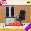Promo OCG | Lemari Arsip Besi Swing Kombinasi + Kursi Direktur Dom Kerut