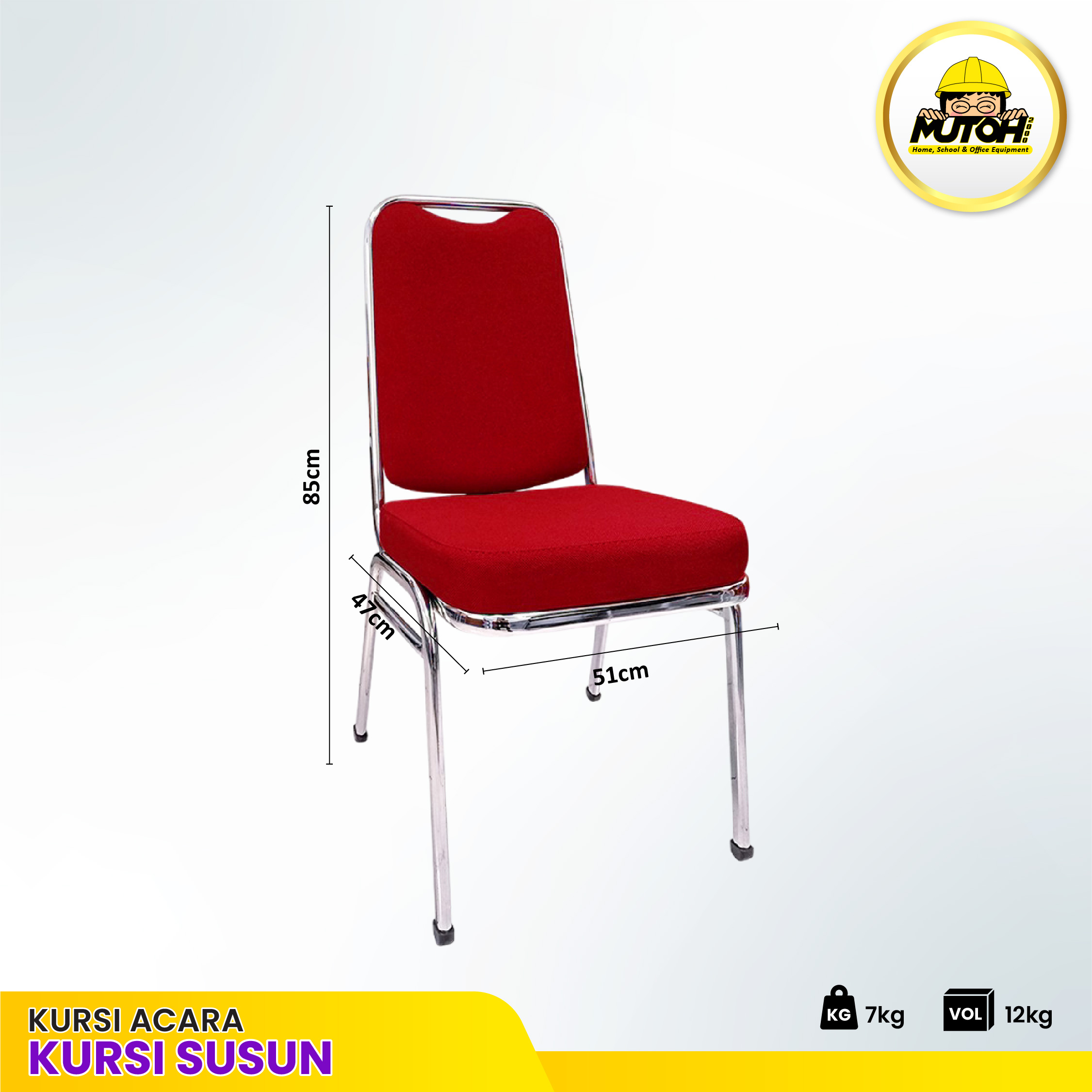 Kursi susun kursi pesta kursi acara MUTOH2000 - Gambar 2