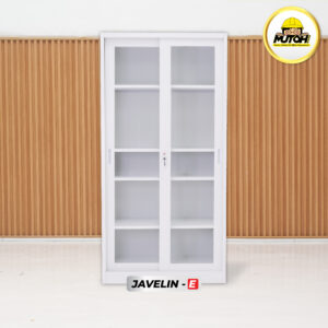 MUTOH JAVELIN EKONOMIS | Lemari arsip besi 2 pintu sliding kaca geser