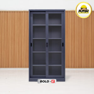 MUTOH BOLD EKONOMIS | Lemari arsip besi 2 pintu sliding kaca geser
