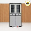 MUTOH CURVE EKONOMIS | Lemari arsip besi 2 pintu swing kombinasi ayun