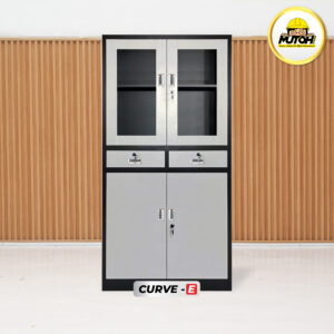 MUTOH CURVE EKONOMIS | Lemari arsip besi 2 pintu swing kombinasi ayun