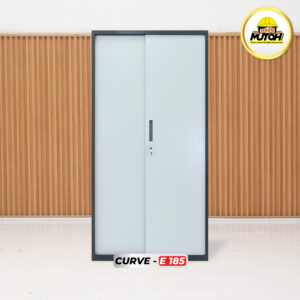 MUTOH CURVE 185 EKONOMIS | Lemari arsip besi 2 pintu sliding plat geser