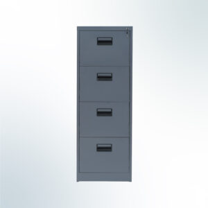 MUTOH-E DARK GREY | Filing Cabinet 4 Susun 4 Laci – Abu Tua