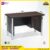 Meja kantor 1/2 Biro 120cm 2 laci kaki besi chrome | warna walnut MUTOH HQ