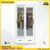 Lemari gamis pintu sliding kaca lemari wardrobe LED bahan besi 90 cm lemari gantung lemari baju GM-90