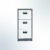 MUTOH-E TWO TONE | Filing Cabinet 3 Susun 3 Laci – Kombinasi Abu