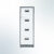 MUTOH-E TWO TONE | Filing Cabinet 4 Susun 4 Laci – Kombinasi Abu