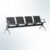 KURSI TUNGGU | Kursi Bandara G04 Kursi 4 Dudukan – Hitam