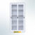 MUTOH-R WHITE | Lemari Arsip Besi 2 Pintu Sliding Kaca – Putih